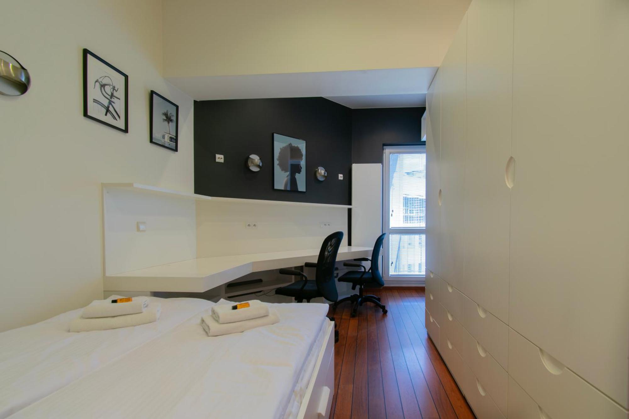 Spacious 3Br Apartment With Ac In Living Room, 2 Balconies Cracóvia Exterior foto